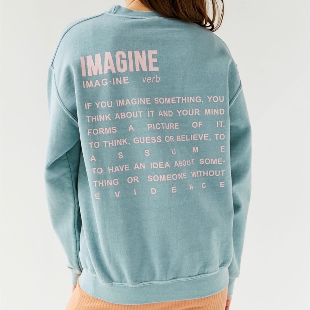 Urban Outfitters “Imagine” Crew-Neck Sweater